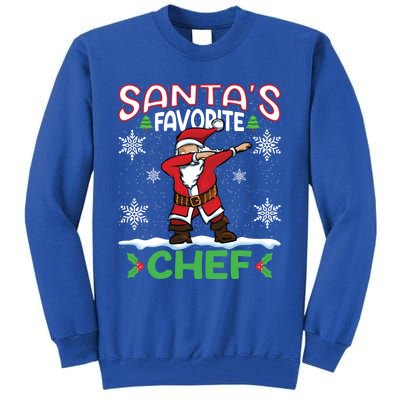 Dab Santas Favorite Chef Christmas Santa Dabbing Gift Tall Sweatshirt