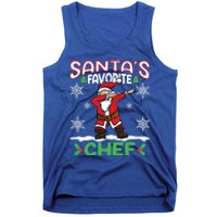 Dab Santas Favorite Chef Christmas Santa Dabbing Gift Tank Top