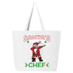 Dab Santas Favorite Chef Christmas Santa Dabbing Gift 25L Jumbo Tote