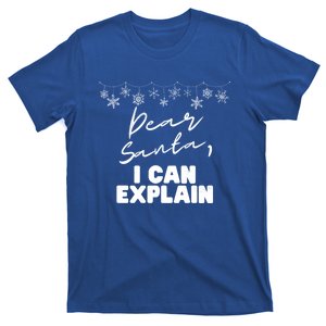 Dear Santa Funny Christmas Holiday Gift Designs Xmas Gift T-Shirt