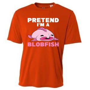 Deep Sea Fish Sea Animal Pretend Im A Blobfish Cool Gift Cooling Performance Crew T-Shirt