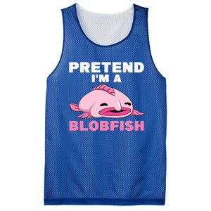 Deep Sea Fish Sea Animal Pretend Im A Blobfish Cool Gift Mesh Reversible Basketball Jersey Tank