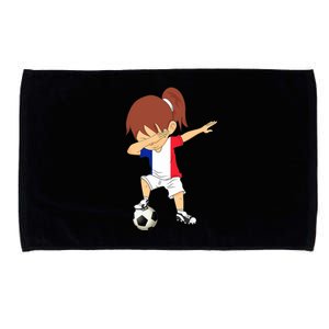 Dabbing Soccer France Jersey Girls French Football Microfiber Hand Towel