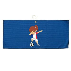 Dabbing Soccer France Jersey Girls French Football Large Microfiber Waffle Golf Towel