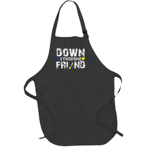 Down Syndrome Friend Family Matching For Down Syndrome Awareness Gift Full-Length Apron With Pockets