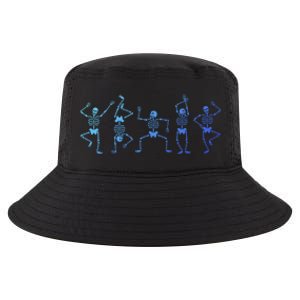 Dancing Skeletons Fun Halloween Pumpkin Spice Witch Graphic Gift Cool Comfort Performance Bucket Hat