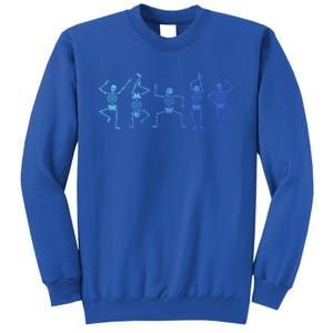 Dancing Skeletons Fun Halloween Pumpkin Spice Witch Graphic Gift Tall Sweatshirt