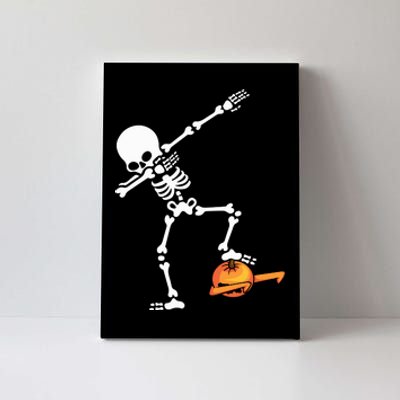 Dabbing Skeleton Funny Dabbing Halloween Dab Dance Canvas