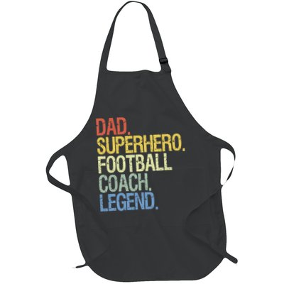 Dad Superhero Football Coach Legend Apron