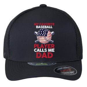 Dad Son Father Baseball Player Gift Flexfit Unipanel Trucker Cap