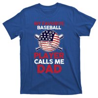 Dad Son Father Baseball Player Gift T-Shirt