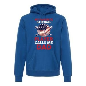 Dad Son Father Baseball Player Gift Premium Hoodie