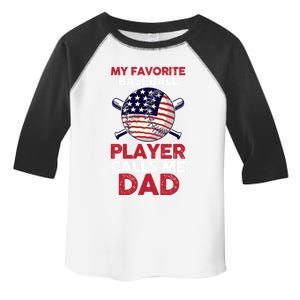 Dad Son Father Baseball Player Gift Toddler Fine Jersey T-Shirt