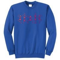 Dancing Skeletons Fun Halloween Pumpkin Spice Witch Graphic Gift Sweatshirt