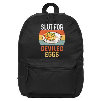 Design Slut For Deviled Eggs 16 in Basic Backpack