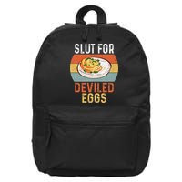 Design Slut For Deviled Eggs 16 in Basic Backpack