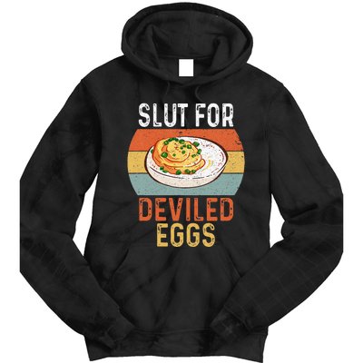 Design Slut For Deviled Eggs Tie Dye Hoodie