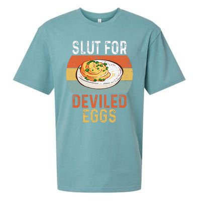 Design Slut For Deviled Eggs Sueded Cloud Jersey T-Shirt