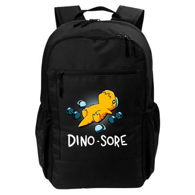 Dino Sore Funny Dinosaur Workout Gym Lifting Fitness Backpack