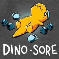 Dino Sore Funny Dinosaur Workout Gym Lifting Fitness Vector Backpack