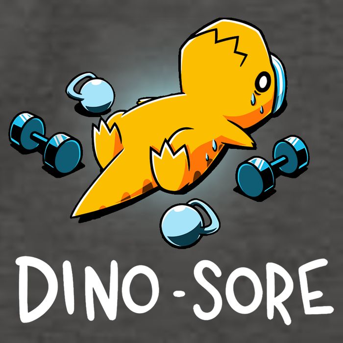 Dino Sore Funny Dinosaur Workout Gym Lifting Fitness Vector Backpack
