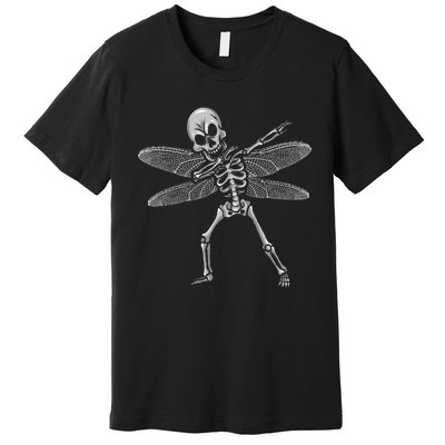 Dabbing Skeleton Fairy Funny Halloween GoblinCore Premium T-Shirt