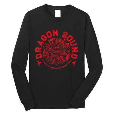 Dragon Sound Friends Through Eternity Red Print Long Sleeve Shirt