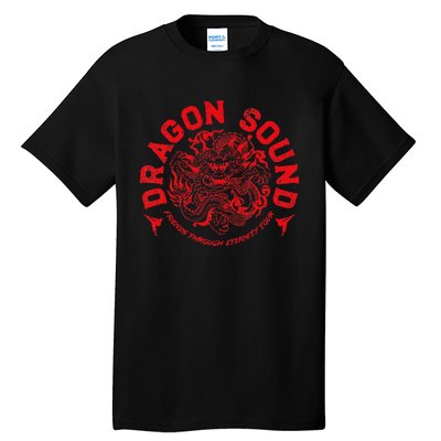 Dragon Sound Friends Through Eternity Red Print Tall T-Shirt