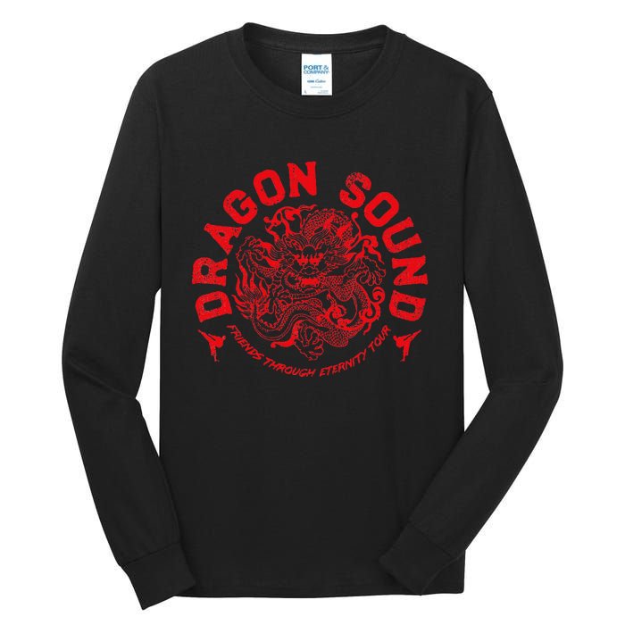 Dragon Sound Friends Through Eternity Red Print Tall Long Sleeve T-Shirt