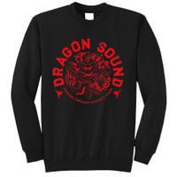 Dragon Sound Friends Through Eternity Red Print Tall Sweatshirt