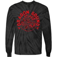 Dragon Sound Friends Through Eternity Red Print Tie-Dye Long Sleeve Shirt