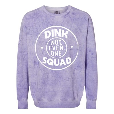 Dink Squad Funny Quote Dual Income No Gift Colorblast Crewneck Sweatshirt