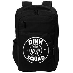 Dink Squad Funny Quote Dual Income No Gift Impact Tech Backpack