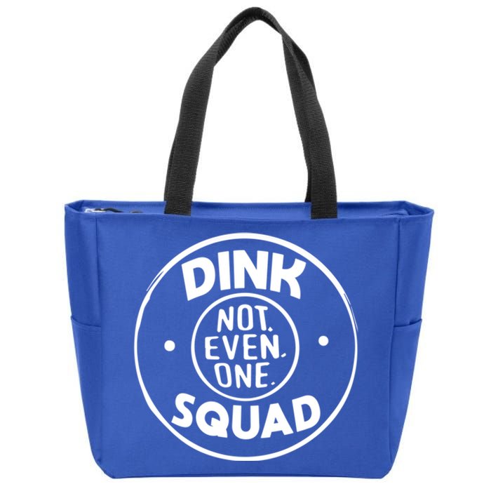 Dink Squad Funny Quote Dual Income No Gift Zip Tote Bag