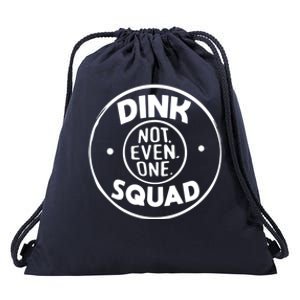 Dink Squad Funny Quote Dual Income No Gift Drawstring Bag