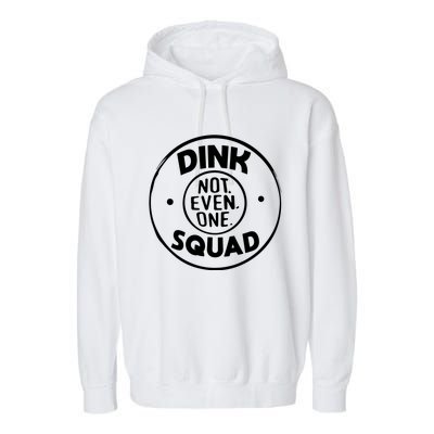 Dink Squad Funny Quote Dual Income No Gift Garment-Dyed Fleece Hoodie