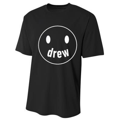 Drew Smiley Face Drew Happy Face Drew Performance Sprint T-Shirt