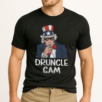 Druncle Sam Funny Uncle Sam Beer 4th Of July Party Drinking Cooling Performance Crew T-Shirt