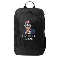 Druncle Sam Funny Uncle Sam Beer 4th Of July Party Drinking City Backpack