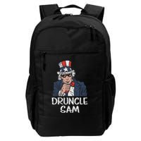 Druncle Sam Funny Uncle Sam Beer 4th Of July Party Drinking Backpack