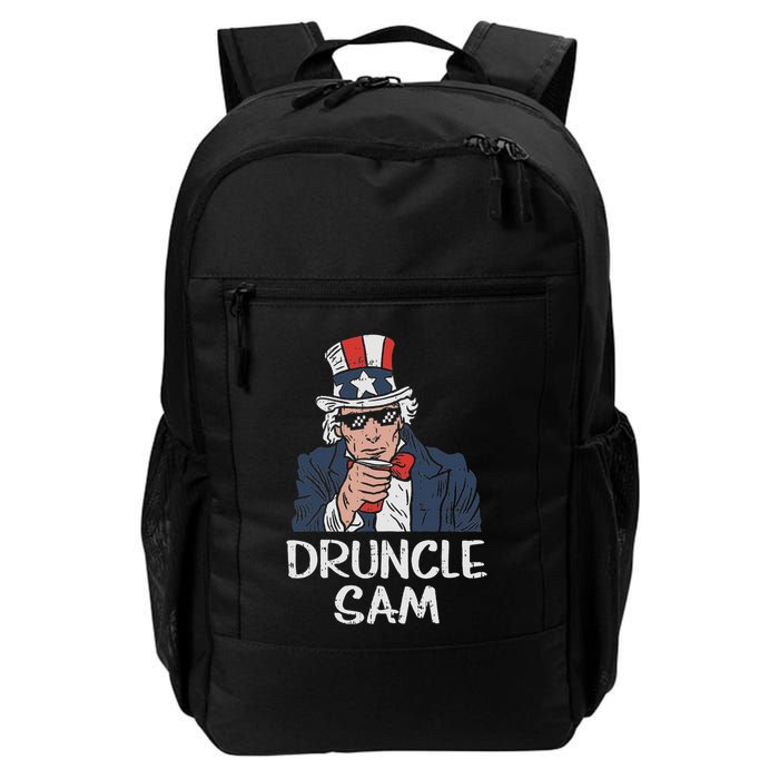 Druncle Sam Funny Uncle Sam Beer 4th Of July Party Drinking Backpack
