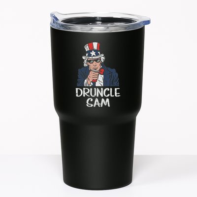 Druncle Sam Funny Uncle Sam Beer 4th Of July Party Drinking Tumbler
