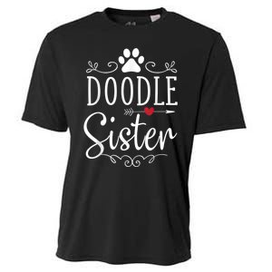 Doodle Sister Funny Doodle Lover Outfit Cooling Performance Crew T-Shirt