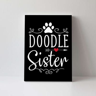 Doodle Sister Funny Doodle Lover Outfit Canvas