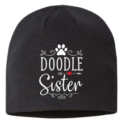 Doodle Sister Funny Doodle Lover Outfit Sustainable Beanie