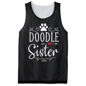 Doodle Sister Funny Doodle Lover Outfit Mesh Reversible Basketball Jersey Tank