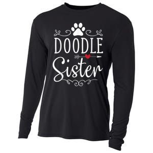 Doodle Sister Funny Doodle Lover Outfit Cooling Performance Long Sleeve Crew