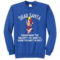 Dear Santa Forget The Naughty List S Funny Christmas Gift Sweatshirt