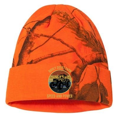 Diddly Squat Farm Speed And Power Tractor Vintage Kati Licensed 12" Camo Beanie