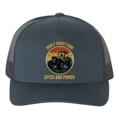 Diddly Squat Farm Speed And Power Tractor Vintage Yupoong Adult 5-Panel Trucker Hat